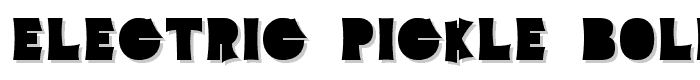 Electric Pickle Bold font